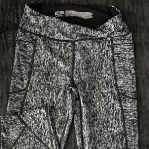 Victoria's Secret Black and White Patterned Leggings